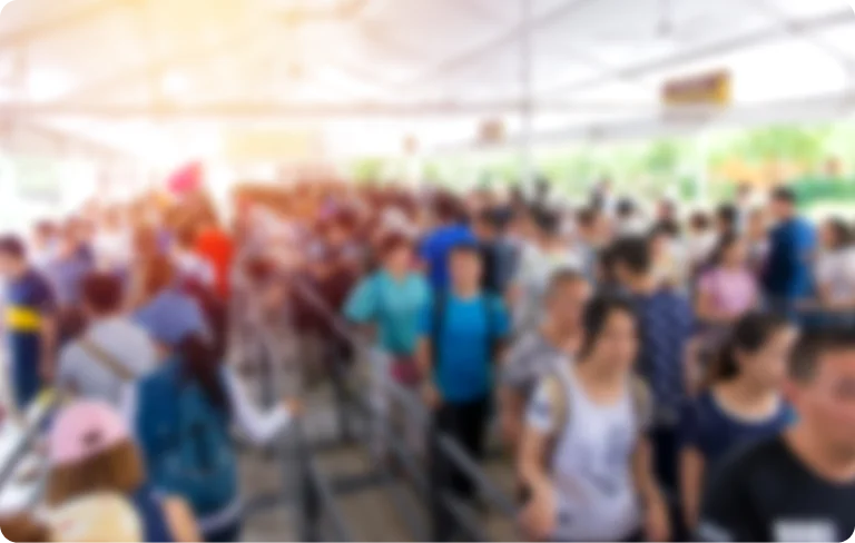 数万人規模のメガイベントの画面