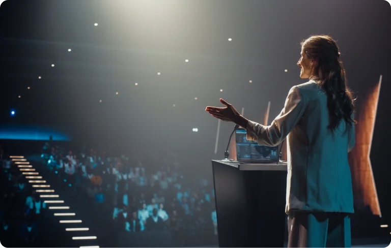 グローバルカンファレンスの画面