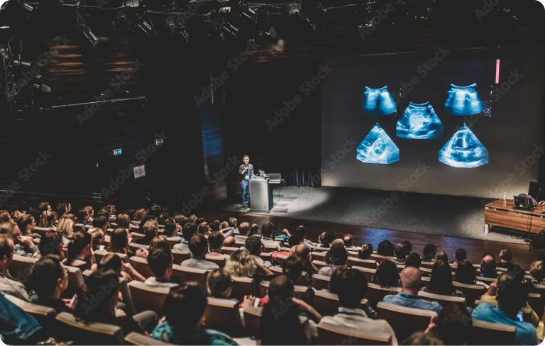 学術会議・専門展示会の画面